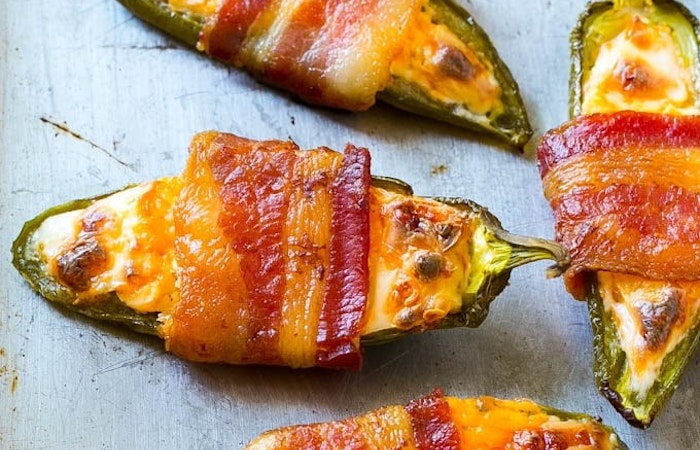 Bacon Wrapped Jalapeno Poppers