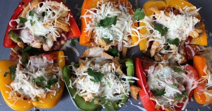 Chicken Fajita Stuffed Bell Pepper Recipe Beet Box Produce Beet Box Produce