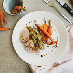 Garlic Roasted Fennel & Carrots