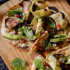 Zucchini and Brinjal Flatbread