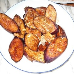 Fried Brinjal Discs