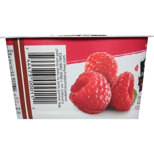 So Delicious Dairy Free Cultured Organic Coconut Raspberry Yogurt (5.3