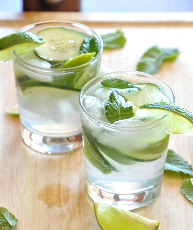 Cucumber Cooler Cocktail | Off The Muck Market