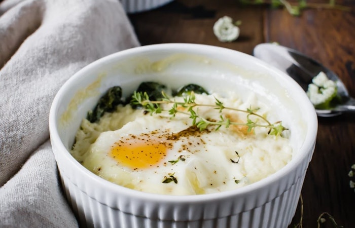 Ricotta and Thyme Baked Eggs