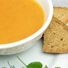 Carrot & orange soup