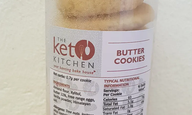 Keto Kitchen Butter Cookies Main Image