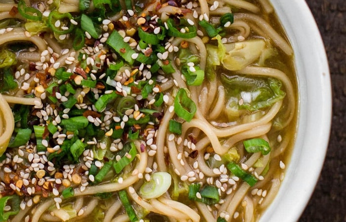 Cabbage Ginger Noodles