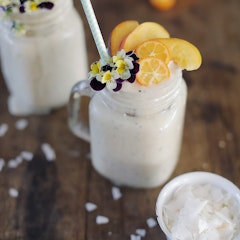 COCONUT, GRANADILLA AND BANANA SMOOTHIE