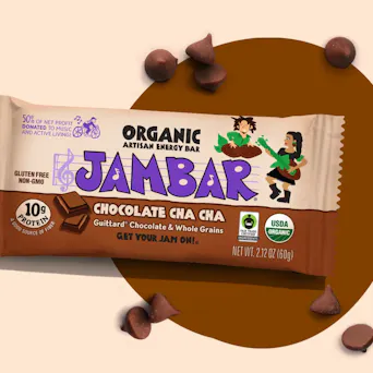 Organic Jambar Artisan Energy Bar - Chocolate Cha Cha Main Image
