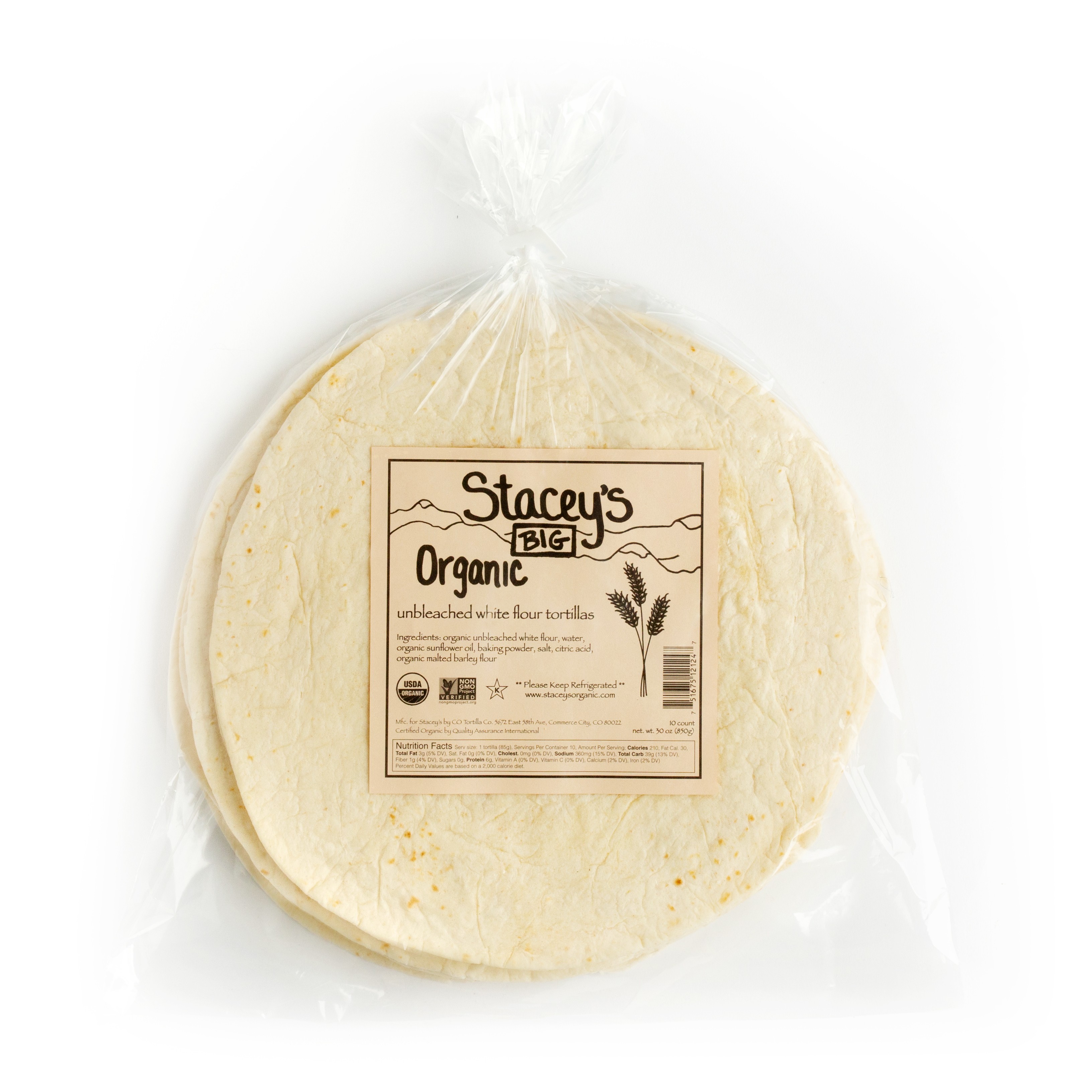 GRANDMAS® Tortillas - Twelve, 10ct bags (120 Tortillas)