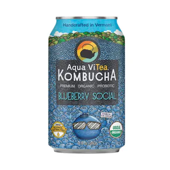 Kombucha, Blueberry Social, Can - Organic Main Image