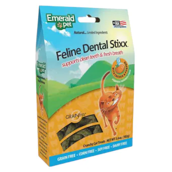 Emerald Pet Feline Dental Stixx with Chicken and Pumpkin Main Image