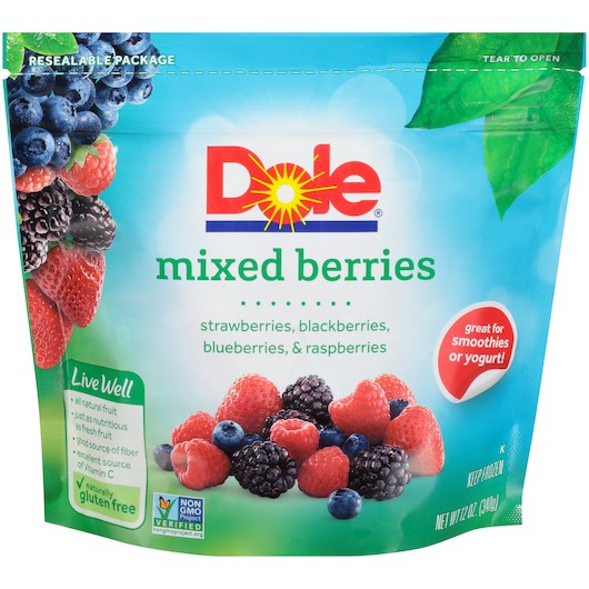 Dole Wildly Nutritious Mixed Berries (12 oz. bag) | Off The Muck Market