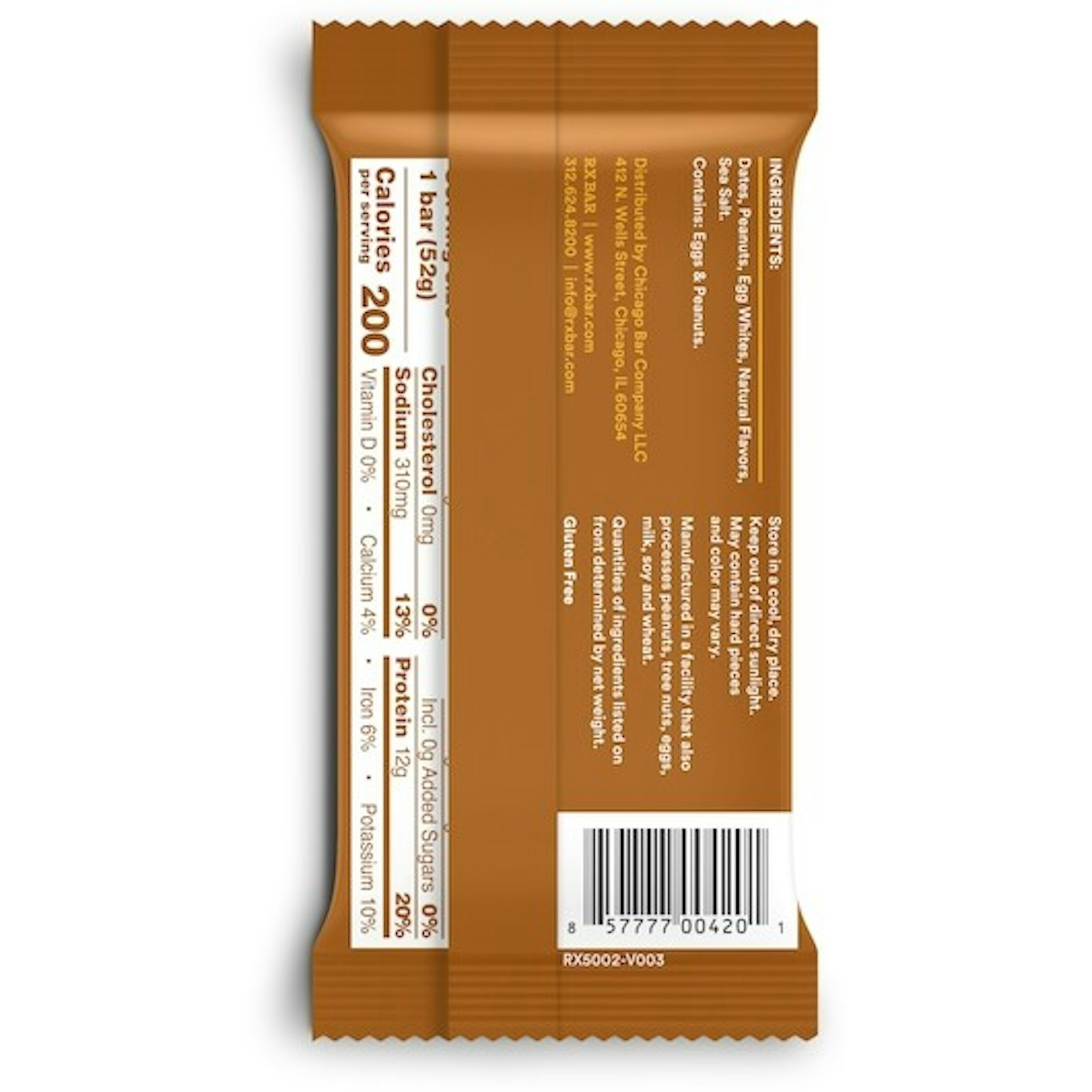 Rxbar Peanut Butter Protein Bar (1.83 oz.) | Off The Muck Market