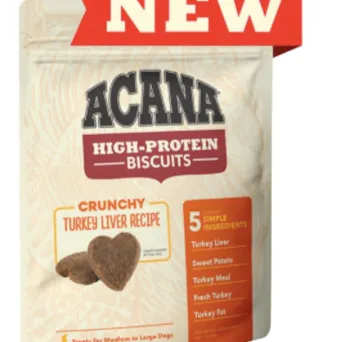 Acana High Protein Turkey Liver Biscuits Main Image