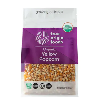 True Origin Foods Organic Yellow Popcorn (1 lb) Main Image