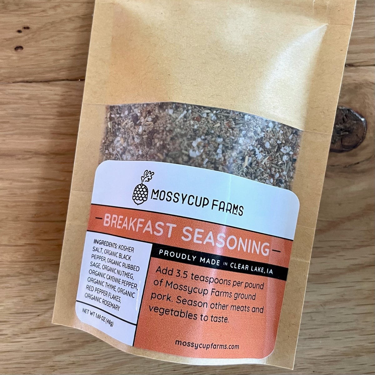 Breakfast Sausage Seasoning Blend (48 grams) | Prudent Produce