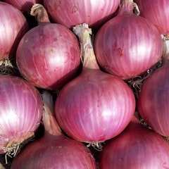 Red onions with thyme