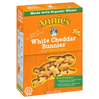 Annie's Organic - White Cheddar Bunnies Crackers Main Image