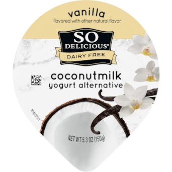 So Delicious Dairy Free Cultured Organic Coconut Vanilla Yogurt Image 0