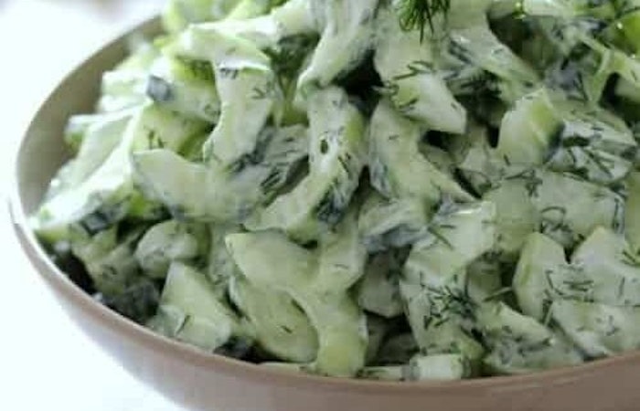 Creamy Cucumber Salad