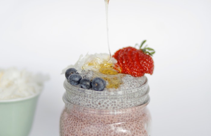 Almond Berry Chia Pudding