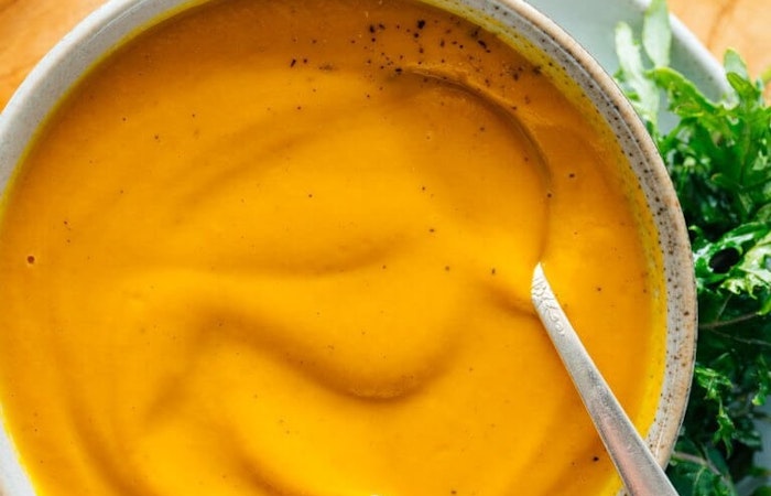 Creamy Roasted Carrot Soup