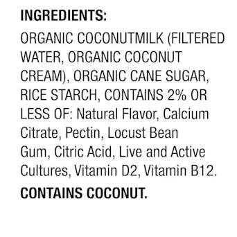 So Delicious Dairy Free Cultured Organic Coconut Vanilla Yogurt Image 3