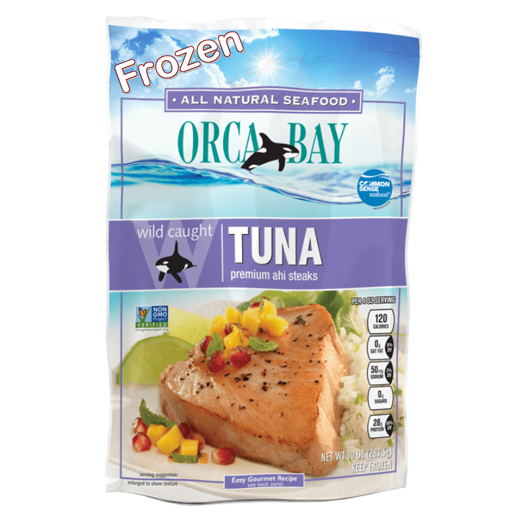 Ahi Yellowfin Tuna Steaks (10oz) Just Organics