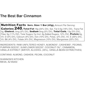 Shannon's Kitchen - The Best Bar - Cinnamon Image 0