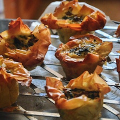 Spinach, Mushroom & Ricotta Quiche