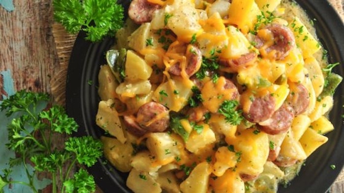 Potato Kielbasa Skillet Recipe - Off The Muck Market | Off The Muck Market