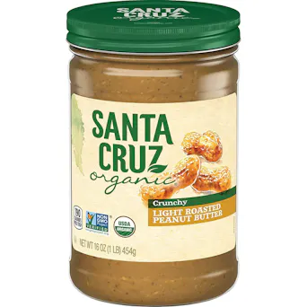 Peanut Butter, Santa Cruz Organic Light Roasted - Crunchy Main Image