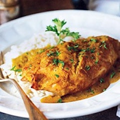 Chicken with Banana Curry Sauce