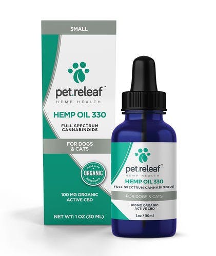 Pet Releaf Organic Cbd Hemp Oil 330 For Small Dogs And Cats 30ml Bottle Argos All Natural Pet Food Supply