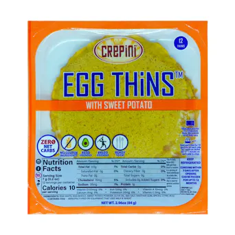 Egg Thins Sweet Potato - Crepini Main Image