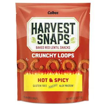 Chips, Harvest Snaps Hot & Spicy Crunchy Loops Main Image