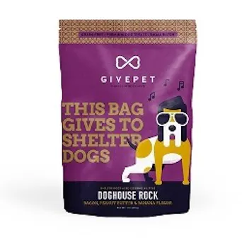GivePet Treats- Doghouse Rock with Bacon, Peanut Butter & Banana Flavor Main Image