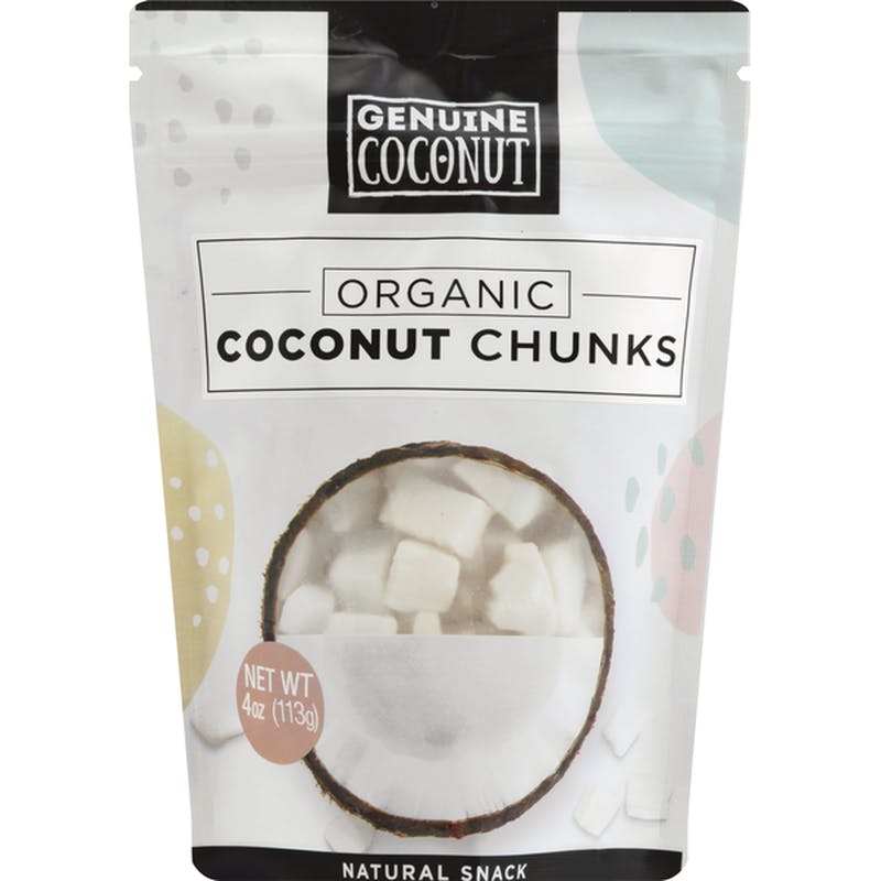 Organic Coconut Chunks (4oz Pack) | Just Organics