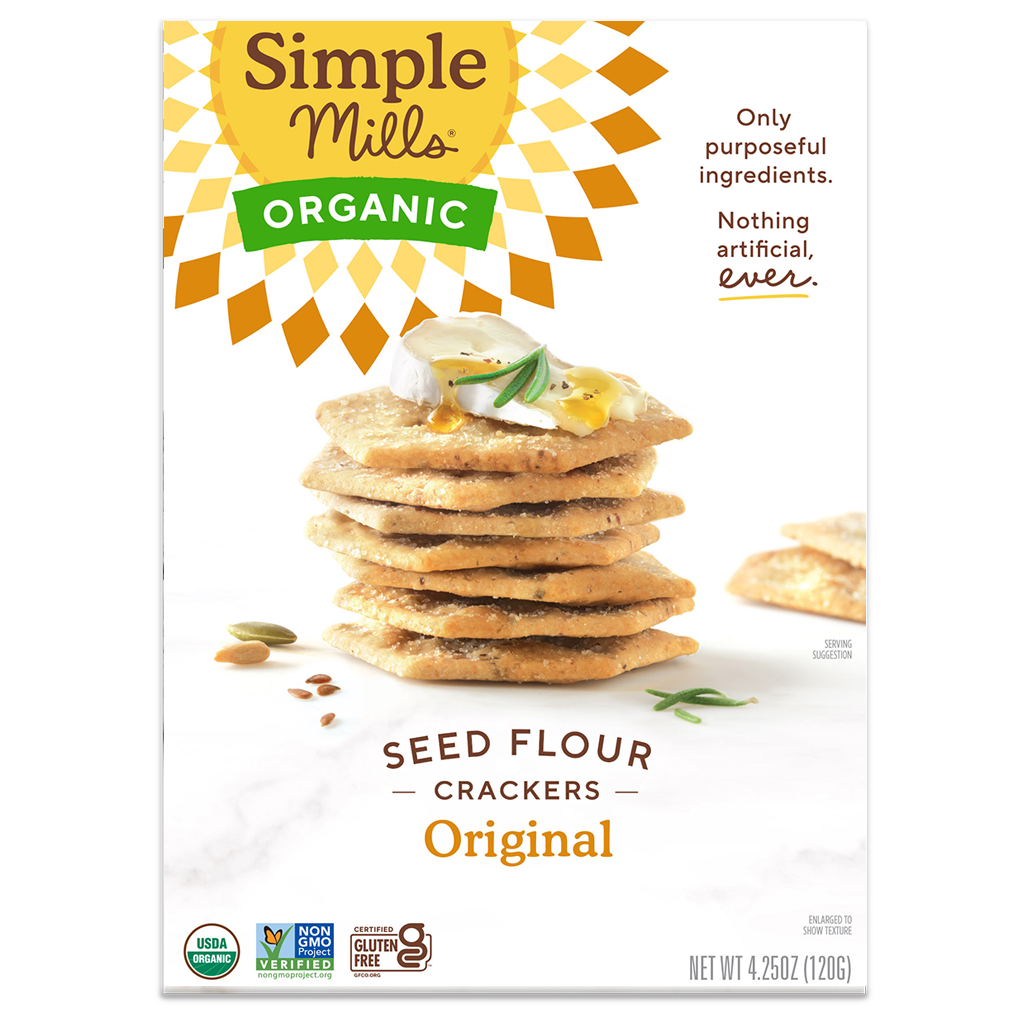 Original Organic Seed Flour Crackers | Beet Box Produce